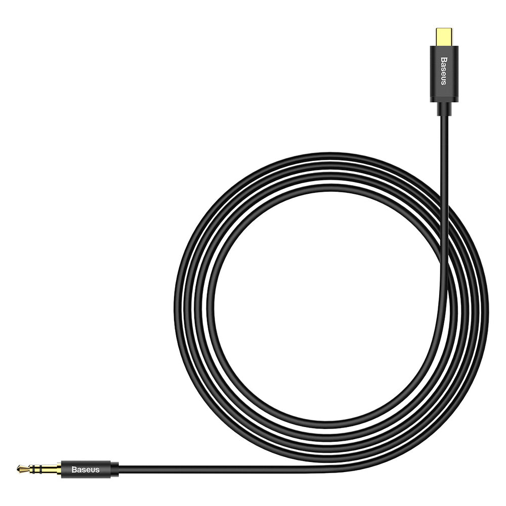 Baseus - Audio Cable Adapter M01 (CAM01-01) - USB-C to Jack 3.5mm, Digital Audio Transmission, Gold-plated Plug, 1.2m - 