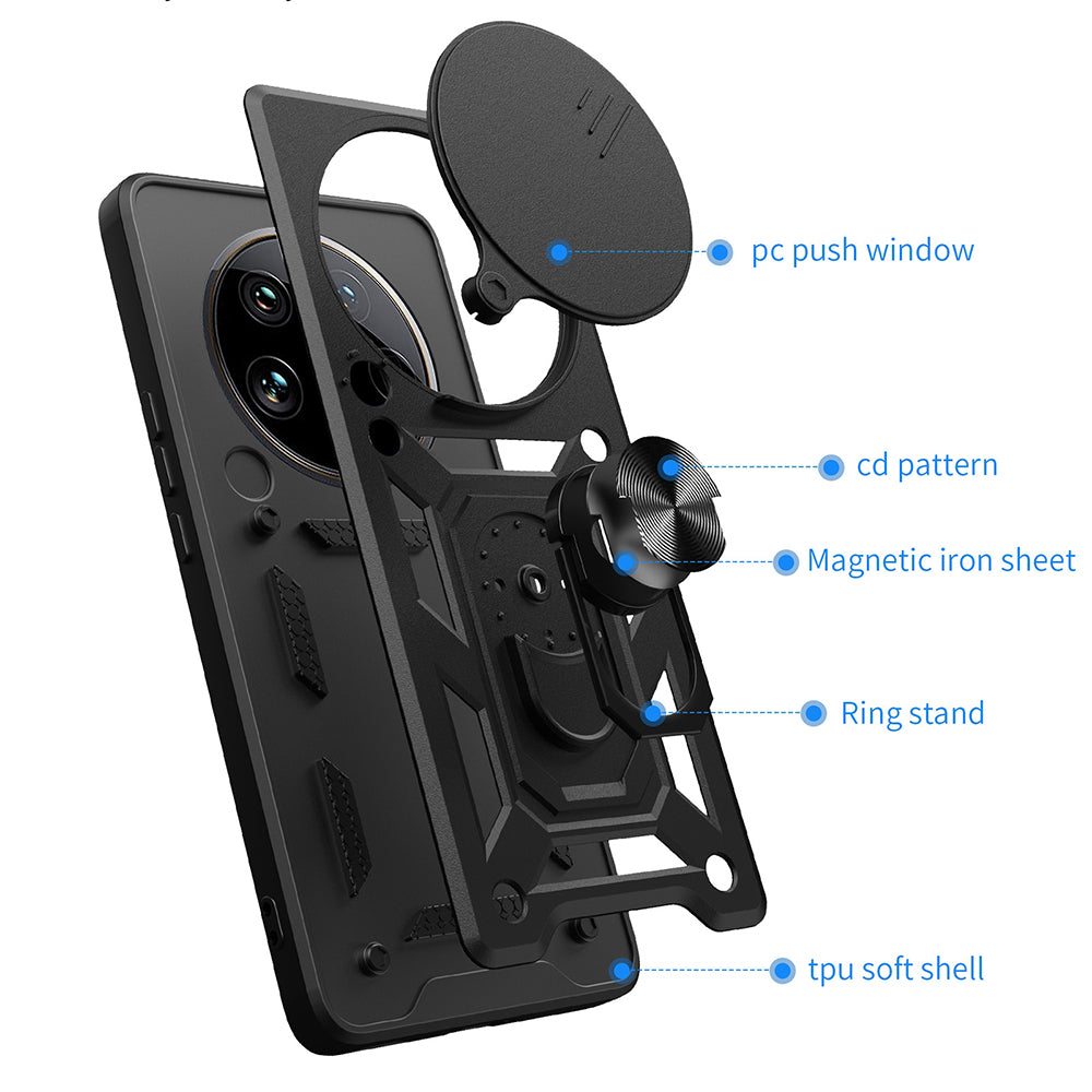 Techsuit - CamShield Series - Honor Magic7 Lite / X9c - Black