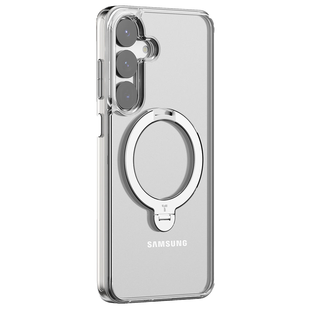 Torras - Ostand Spin MagSafe Series - Samsung Galaxy S25 Plus - Clear