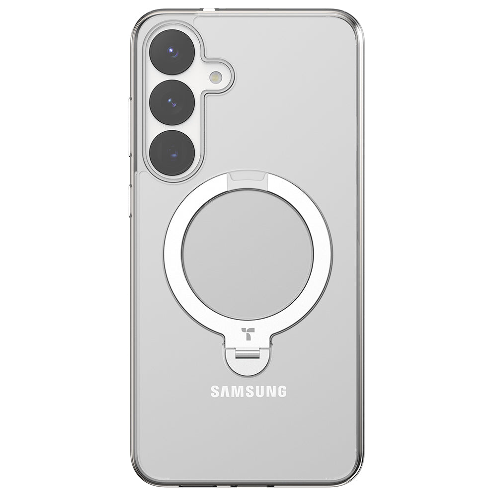 Torras - Ostand Spin MagSafe Series - Samsung Galaxy S25 Plus - Clear