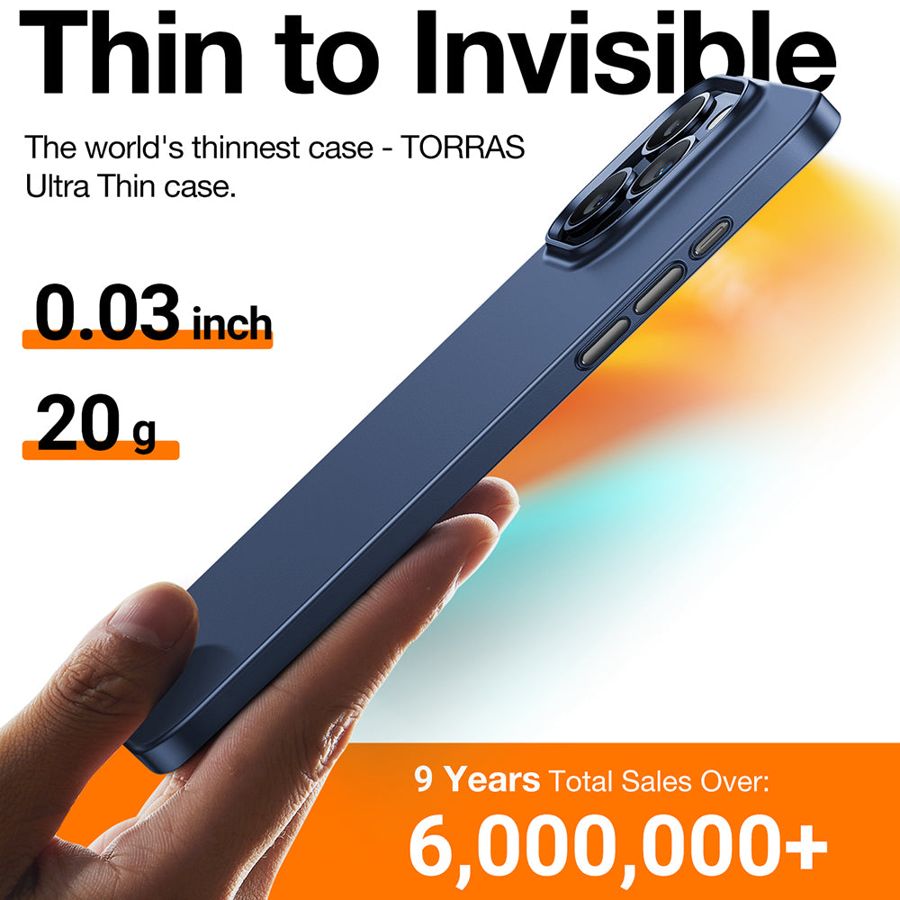 Torras - OriginFit-Mag Series - iPhone 15 Pro Max - Navy Blue