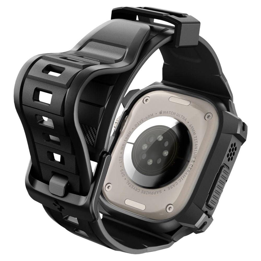 Spigen - Rugged Armor Pro (ACS05460) - Apple Watch Ultra / Ultra 2 - Black