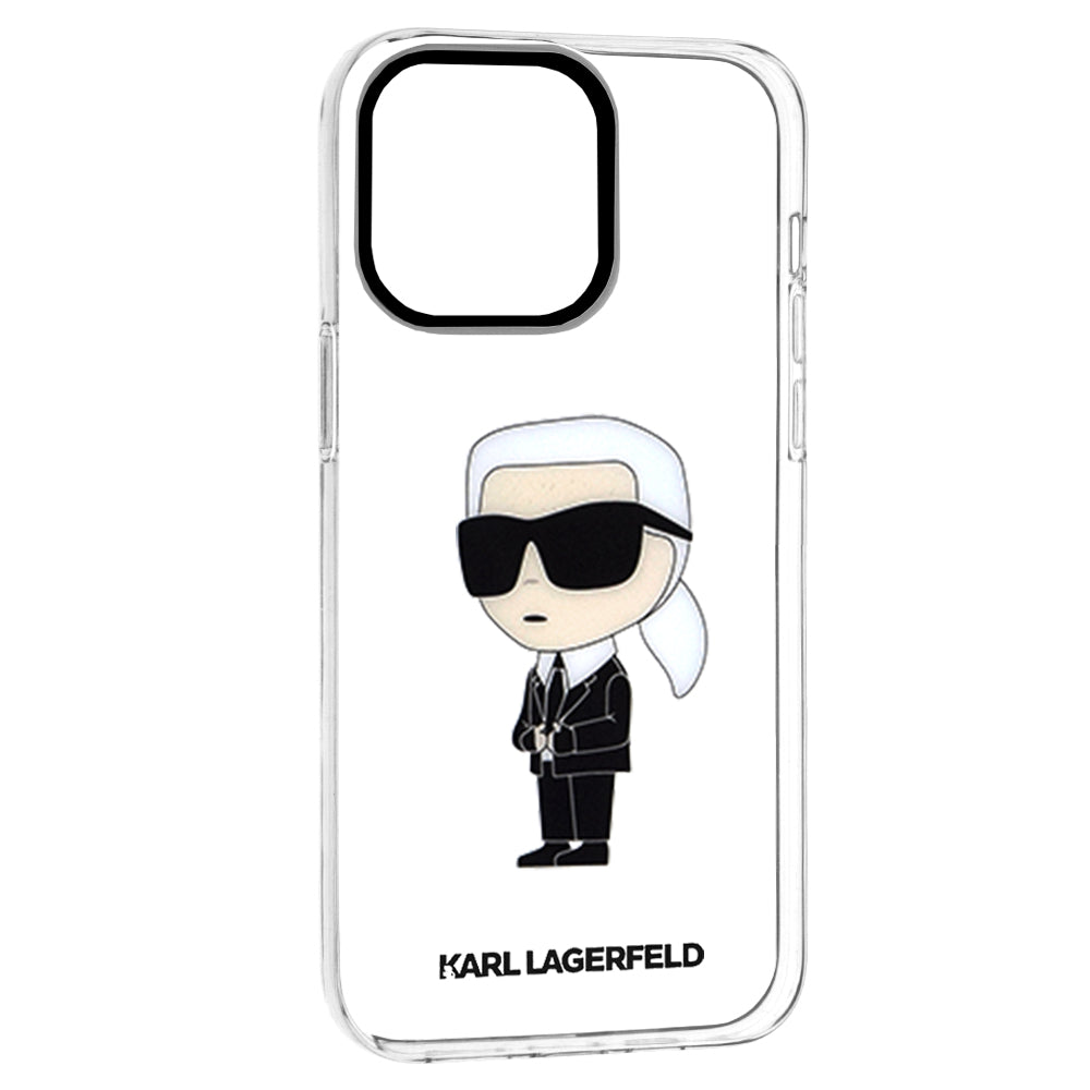 Husa de protectie Karl Lagerfeld compatibil cu iPhone 14 Pro Max, Transparent