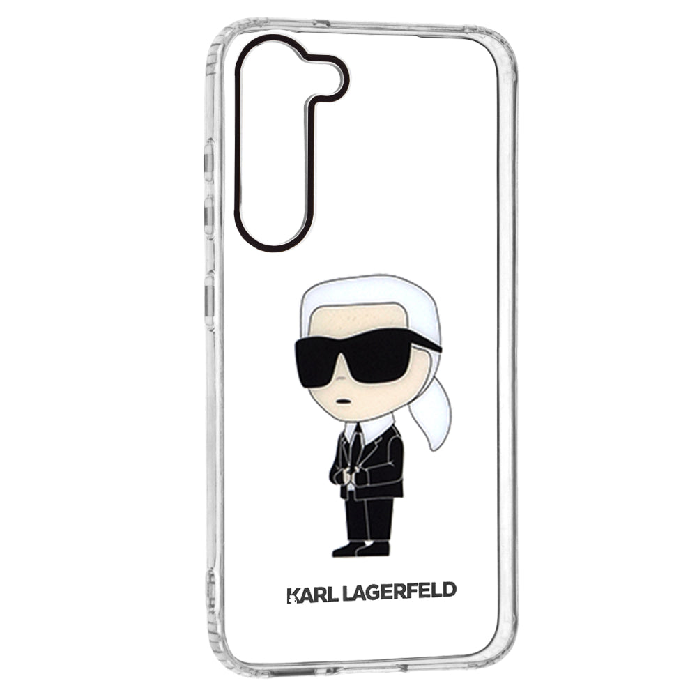 Karl Lagerfeld - Hardcase Transparent (KLHCS23MHNIKTCT) - Samsung Galaxy S23 Plus - Ikonik Karl Lagerfeld