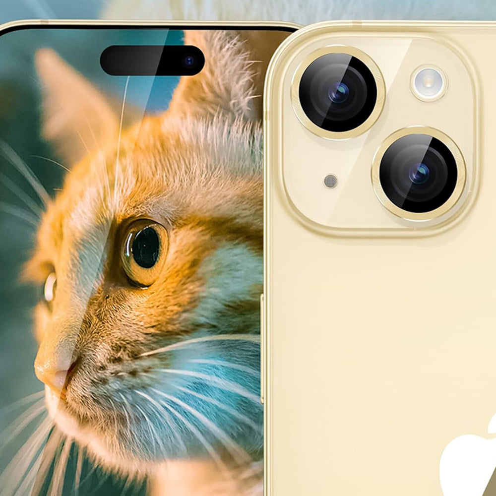 Lito - S+ Camera Glass Protector - iPhone 14 / iPhone 14 Plus - Yellow