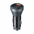 Havit - Car Charger (CC2017) - Type-C, USB, 45W, 3A, Visible Internal Structural Design - Black / Blue
