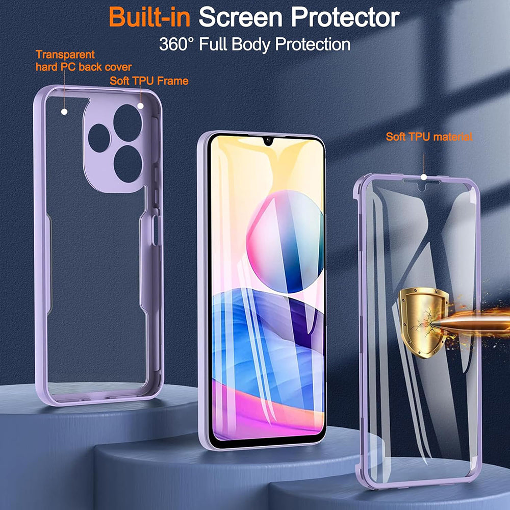 Techsuit - ColorVerse 360 Series + Screen Protector - Samsung Galaxy A36 5G / A56 5G - Purple