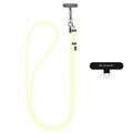 Techsuit - Rope Crossbody Strap (RCS1-56) - for Phones, Carabiner, Nylon Braided, Durable, Adjustable - Vanilla Cream