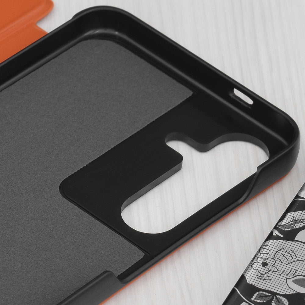 Techsuit - eFold Series - Samsung Galaxy S25 Plus - Orange