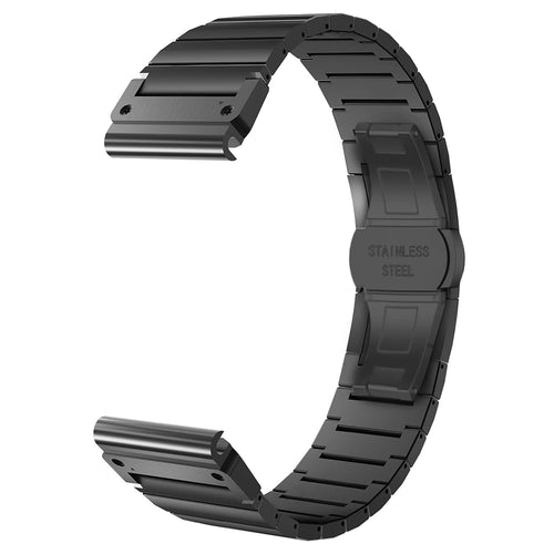Techsuit - Watchband QuickFit 20mm (W012) - Instinct 2S/2S Solar/Approach S70 42mm/fenix 7S Pro Sapphire Solar - Black