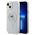 Karl Lagerfeld - IML MagSafe (KLHMP15MHFCCNOT) - iPhone 15 Plus - Transparent Choupette