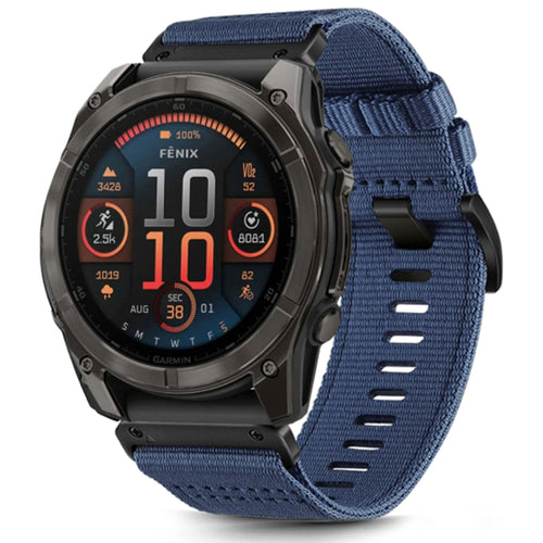 Techsuit - Watchband QuickFit 20mm (W070) - Instinct 2S Solar/Approach S70 42mm/fenix 7S Pro Sapphire Solar - Nightshade