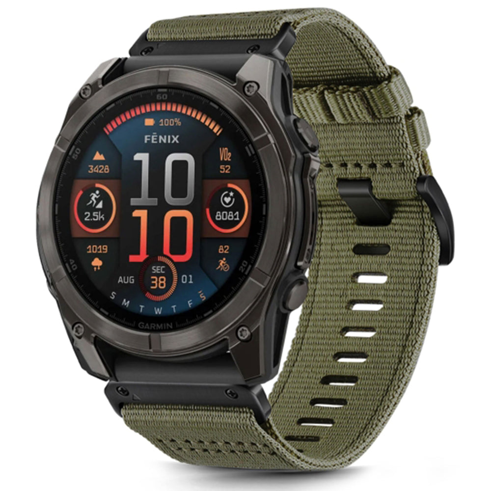 Techsuit - Watchband QuickFit 20mm (W070) - Instinct 2S/2S Solar/Approach S70 42mm/fenix 7S Pro Sapphire Solar - Camo Gr