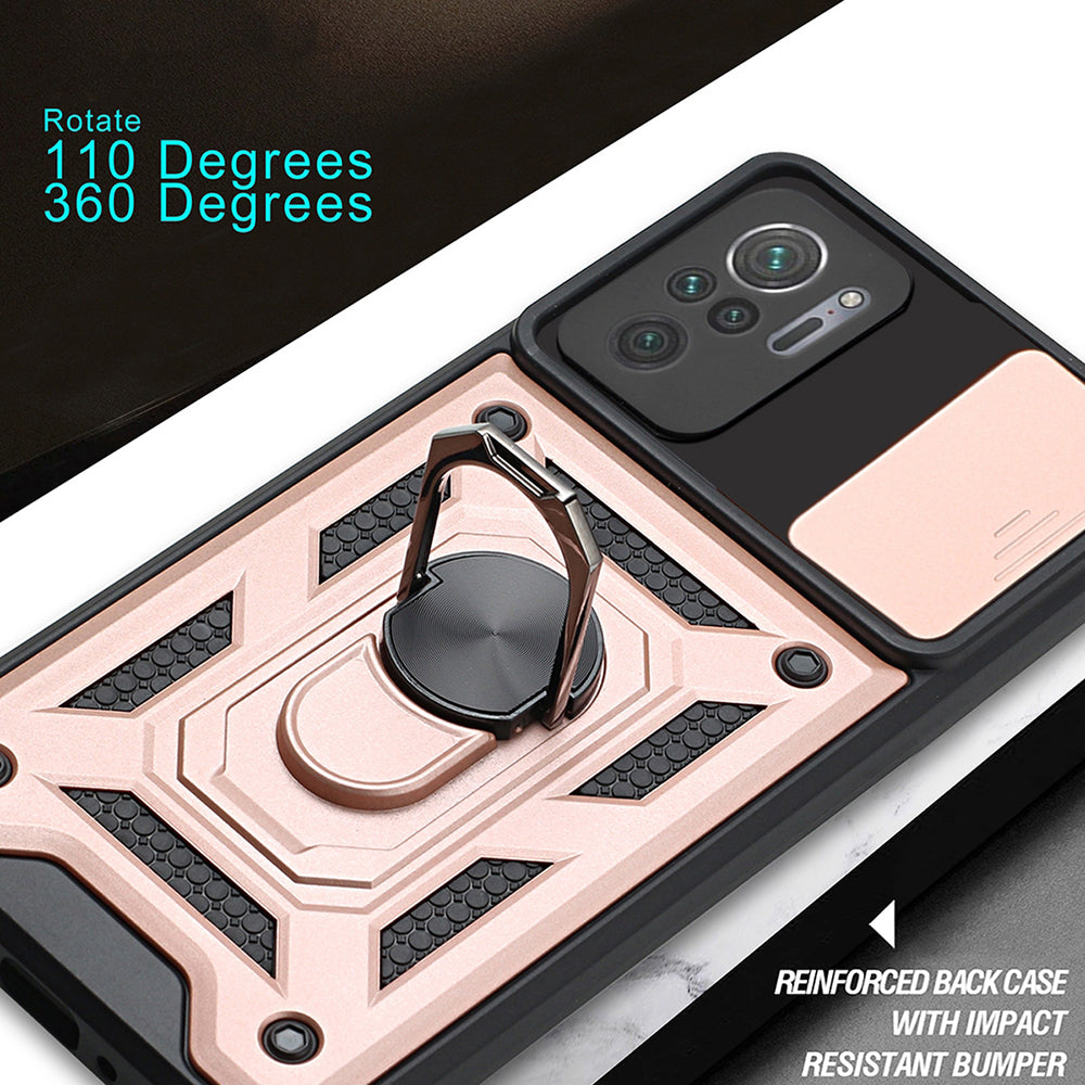 Techsuit - CamShield Series - Xiaomi Redmi Note 10 4G / Note 10S / Poco M5s - Black