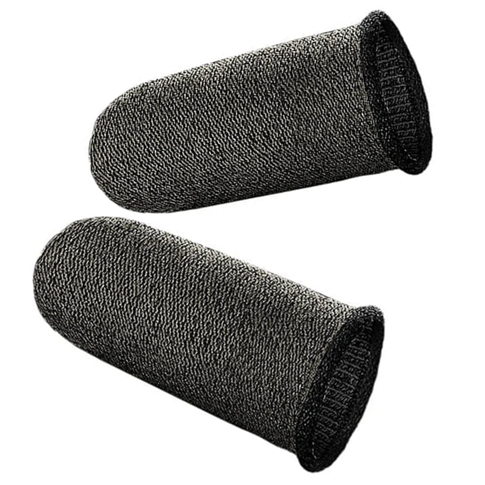 Hoco - (2 pack) Mobile Gaming Finger Sleeve Phantom (GM4) - for Peaceful Elite, King of Glory, Call of Duty - Black / Si