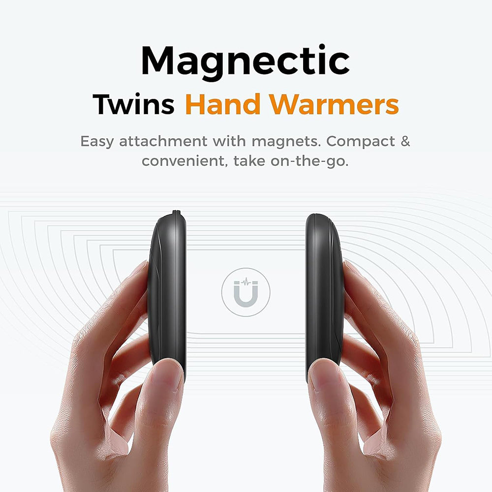 Ocoopa - Hand Warmer UT Rare (UT3041-BLACK) - Type-C, Adjustable Heat, Magnetic Design, Portable, IP34, 2x 2000mAh - Bla