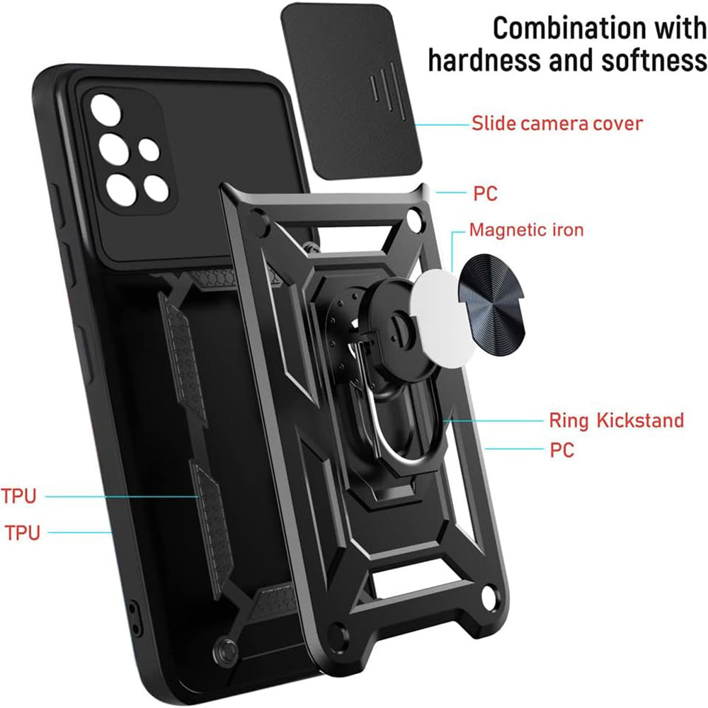 Techsuit - CamShield Series - Samsung Galaxy A71 4G - Black
