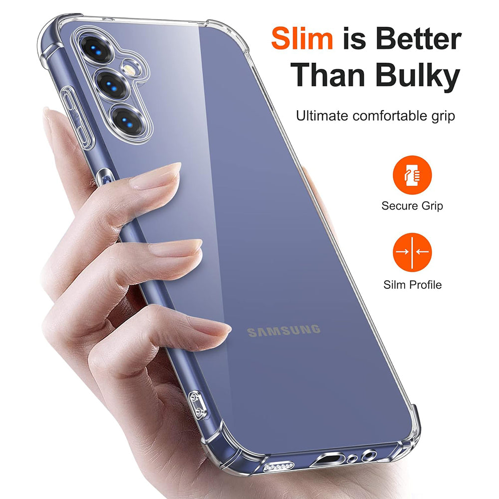 Techsuit - Shockproof Clear Silicone - Samsung Galaxy A40 - Clear