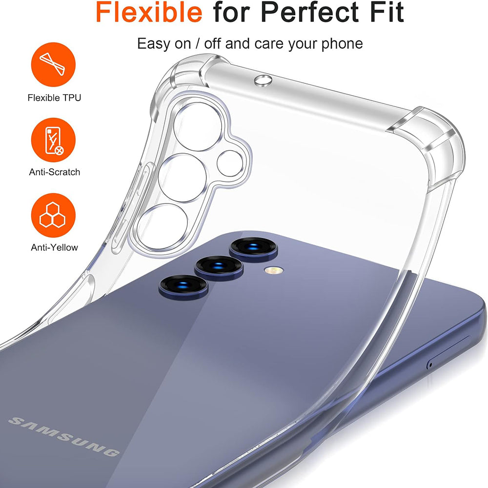 Techsuit - Shockproof Clear Silicone - Samsung Galaxy S10 Lite - Clear