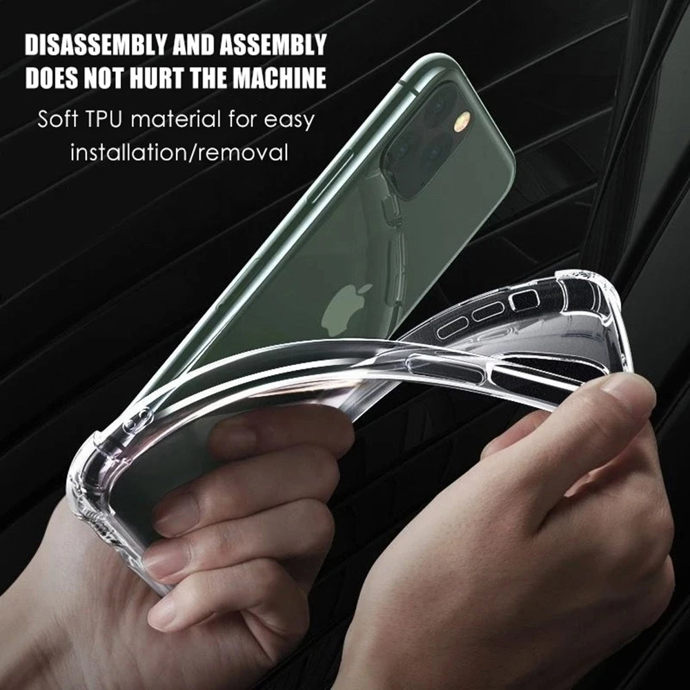 Techsuit - Shockproof Clear Silicone - OnePlus 8T - Clear