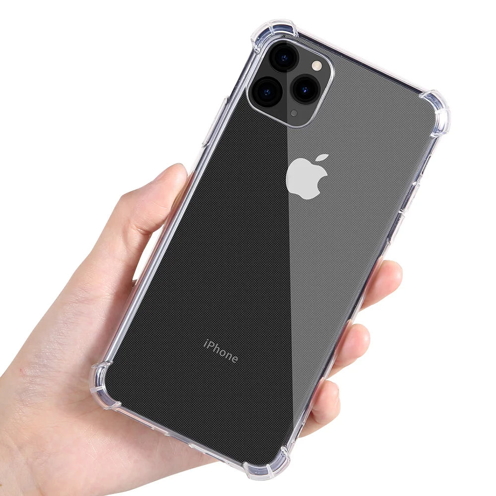 Techsuit - Shockproof Clear Silicone - OnePlus 8T - Clear