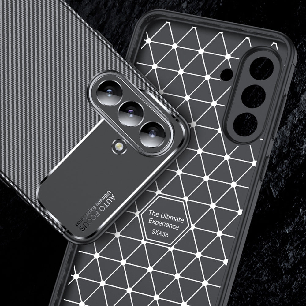 Techsuit - CarbonFiber - Samsung Galaxy A56 5G - Black