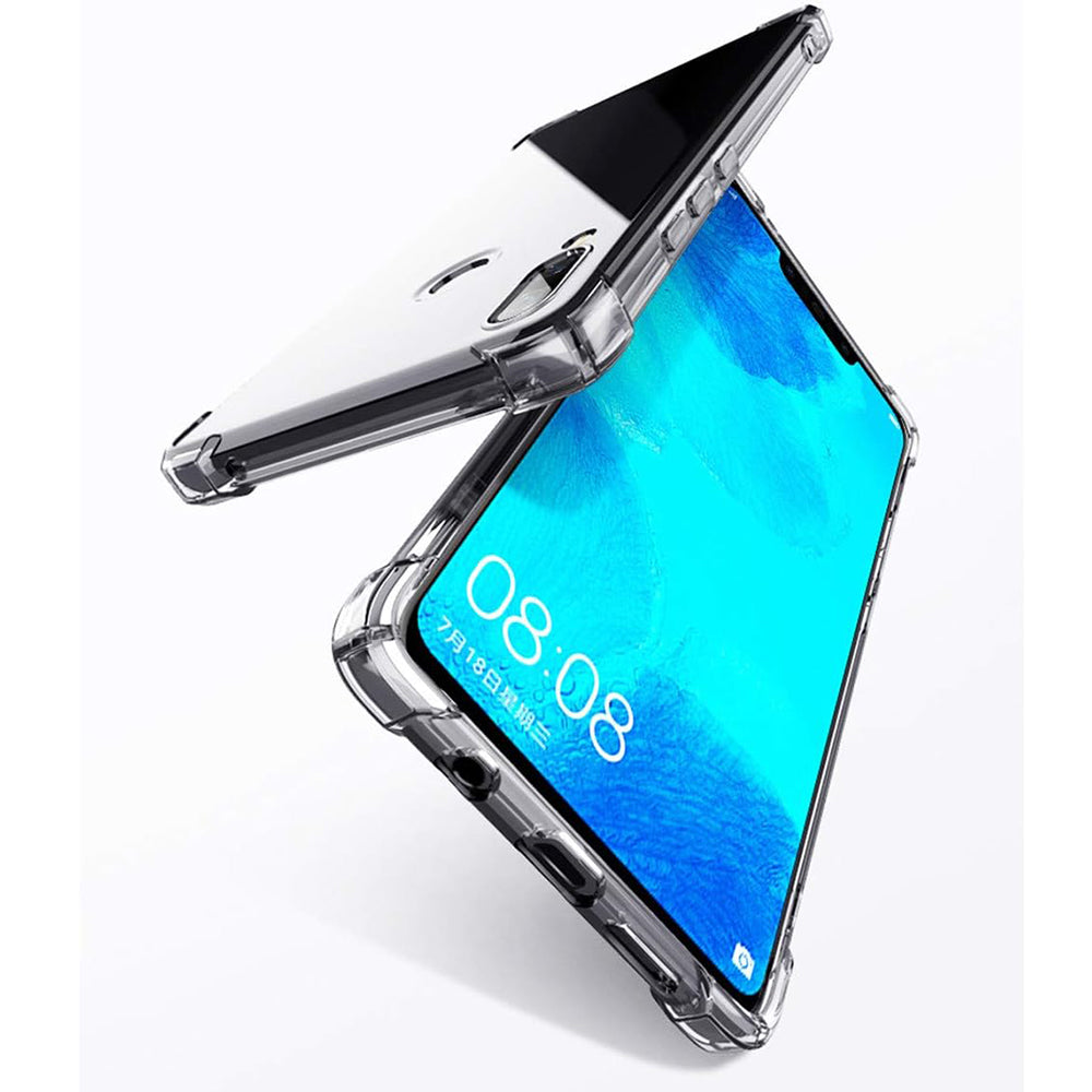 Techsuit - Shockproof Clear Silicone - Huawei P20 - Clear