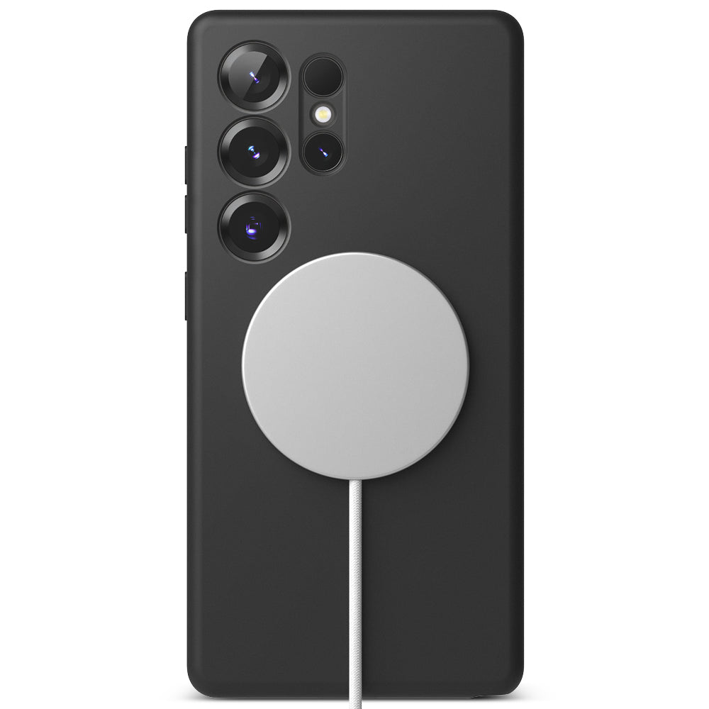 Ringke - Silicone Magnetic MagSafe - Samsung Galaxy S25 Ultra - Black