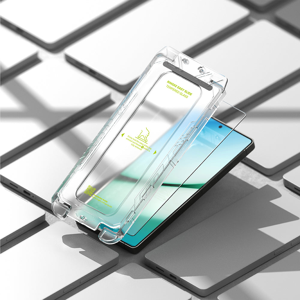 Ringke - Easy Slide Tempered Glass (2 pack) - Samsung Galaxy S25 - Clear