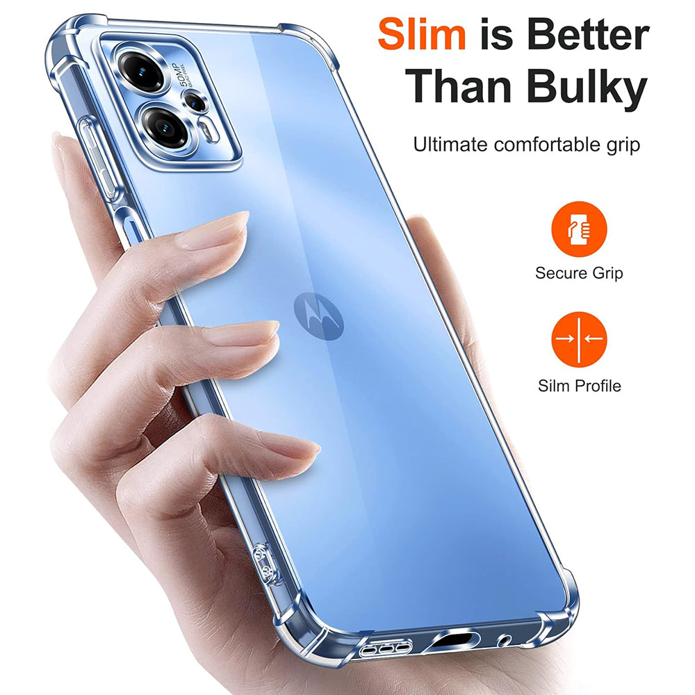 Techsuit - Shockproof Clear Silicone - Honor X9c Smart - Clear