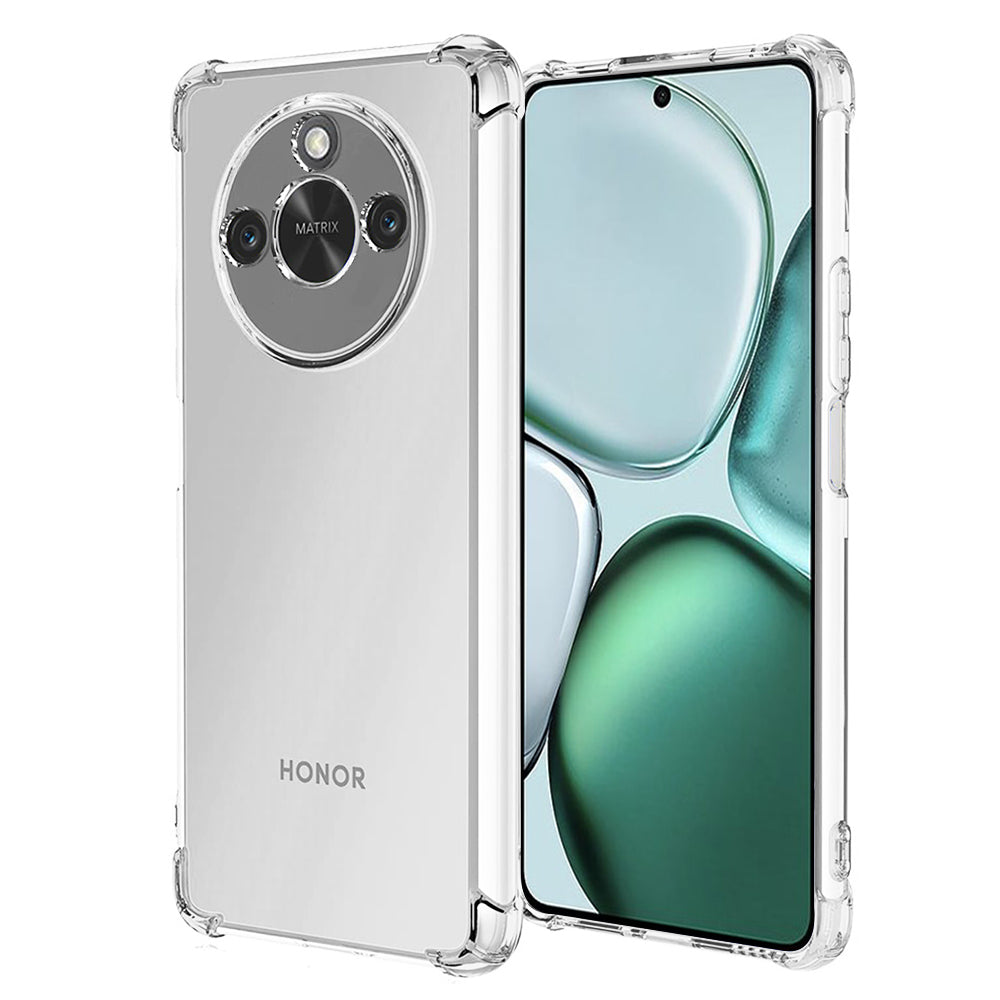 Techsuit - Shockproof Clear Silicone - Honor X9c Smart - Clear
