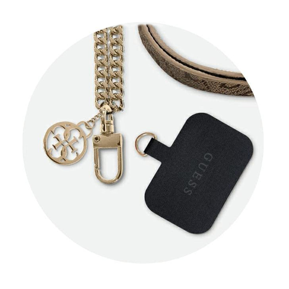 Snur Universal pentru Telefon - Guess 4G Chain CBDY Strap (GUOUC4MG4EW) - Brown