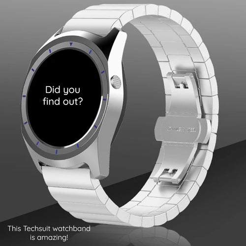 Techsuit - Watchband (W012) - Apple Watch 1/2/3/4/5/6/7/8/9/10/11/SE/SE 2/SE 3/Ultra/Ultra 2/Ultra 3 (42/44/45/46/49mm) 