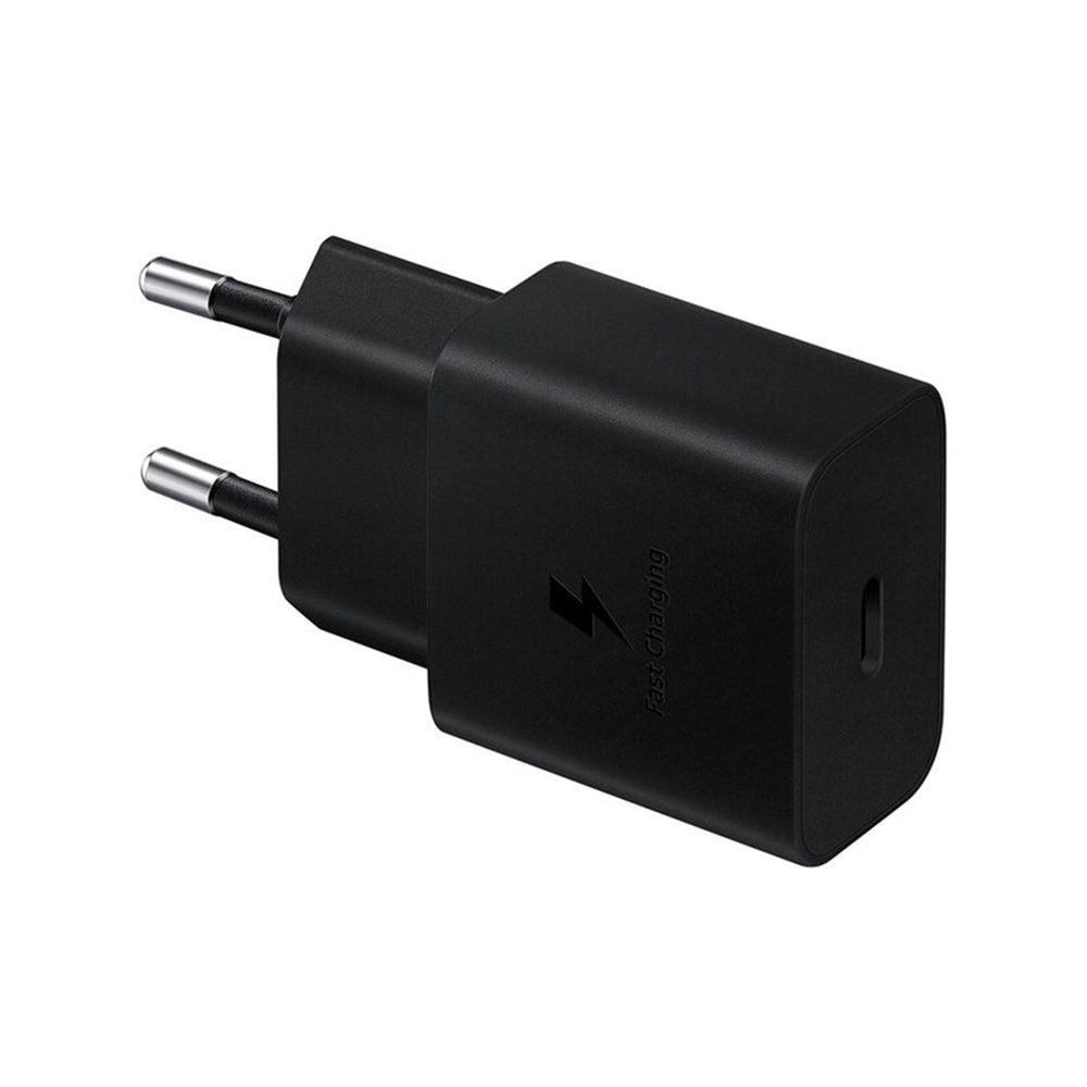 Samsung - Original Wall Charger (EP-T1510NBEGEU) - Type-C Fast Charging 15W - Black (Blister Packing)