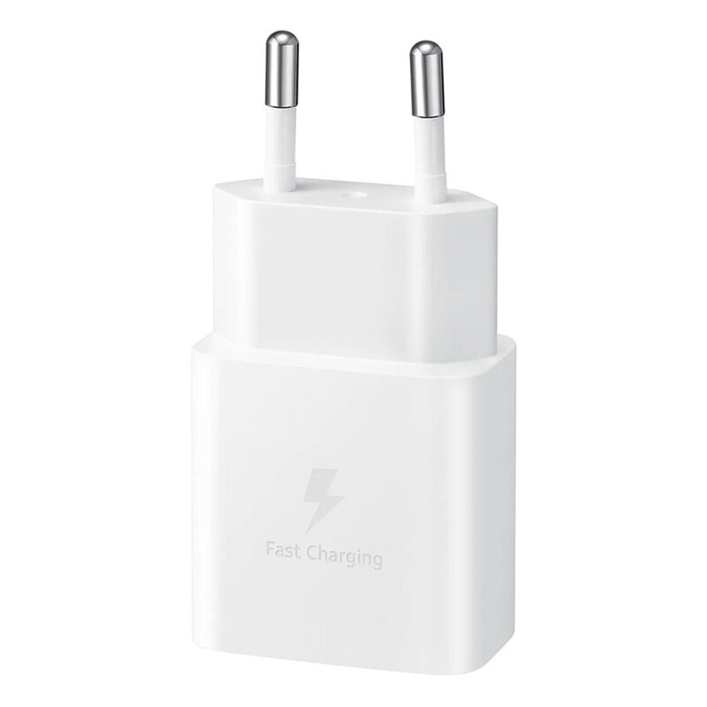 Samsung - Original Wall Charger (EP-T1510NWEGEU) - Type-C Fast Charging 15W - White (Blister Packing)