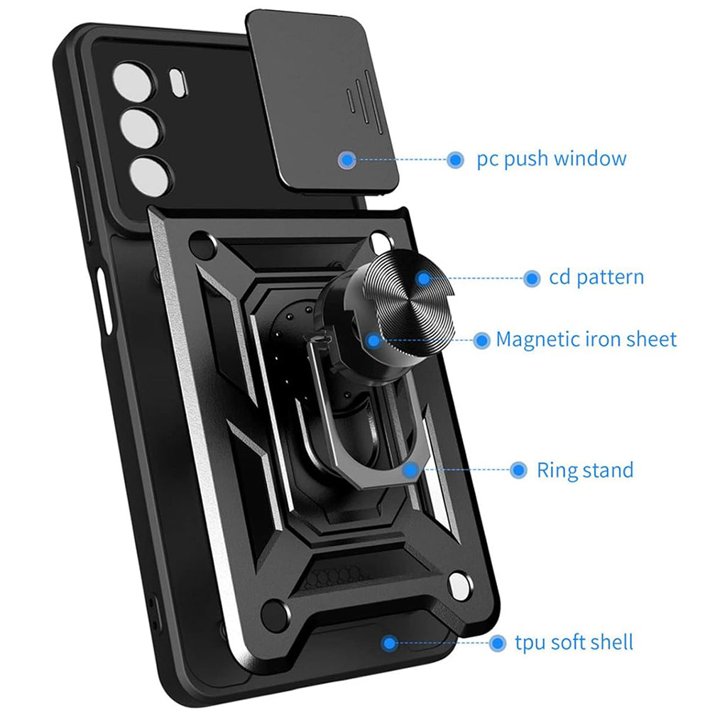 Techsuit - CamShield Series - Motorola Moto G62 5G - Black