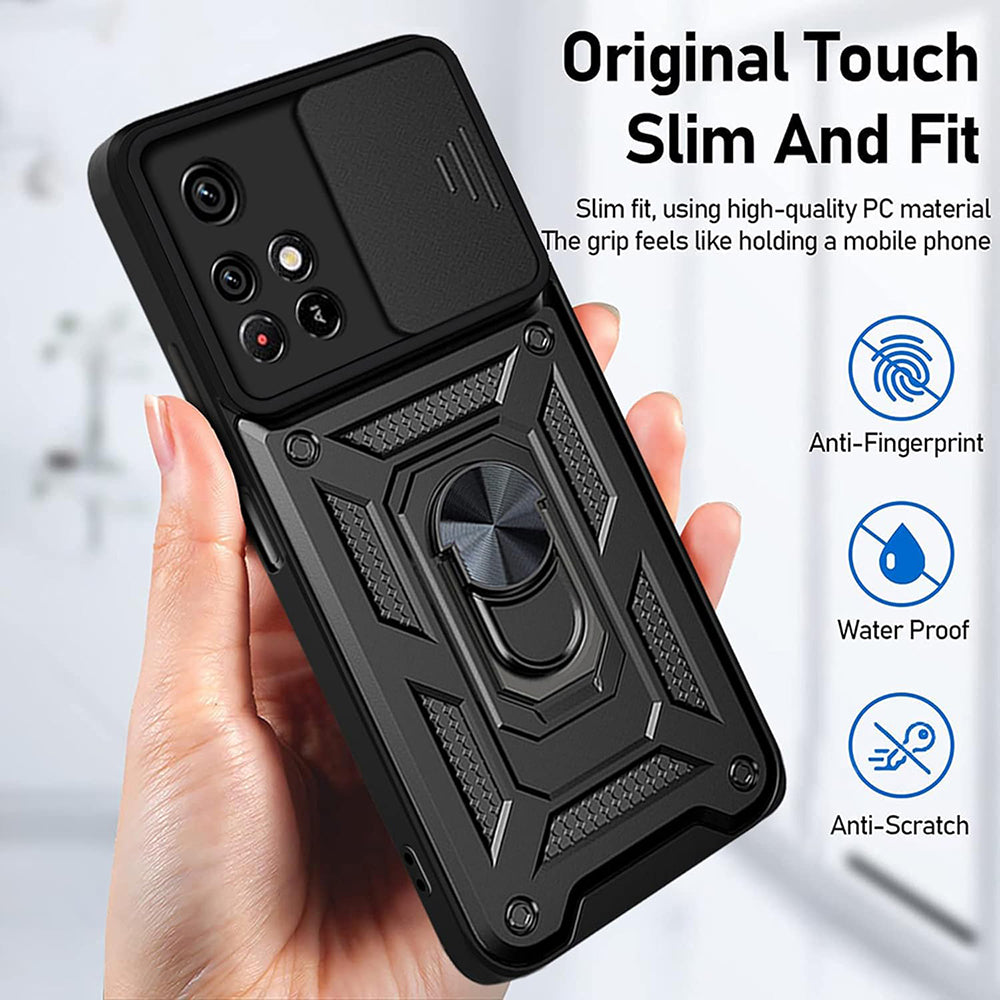 Techsuit - CamShield Series - Xiaomi Redmi 10 2021 / Redmi 10 2022 - Black