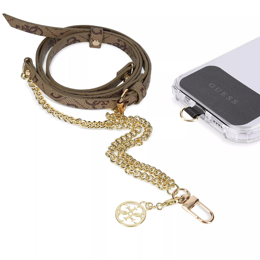 Snur Universal pentru Telefon - Guess 4G Chain CBDY Strap (GUOUC4MG4EW) - Brown