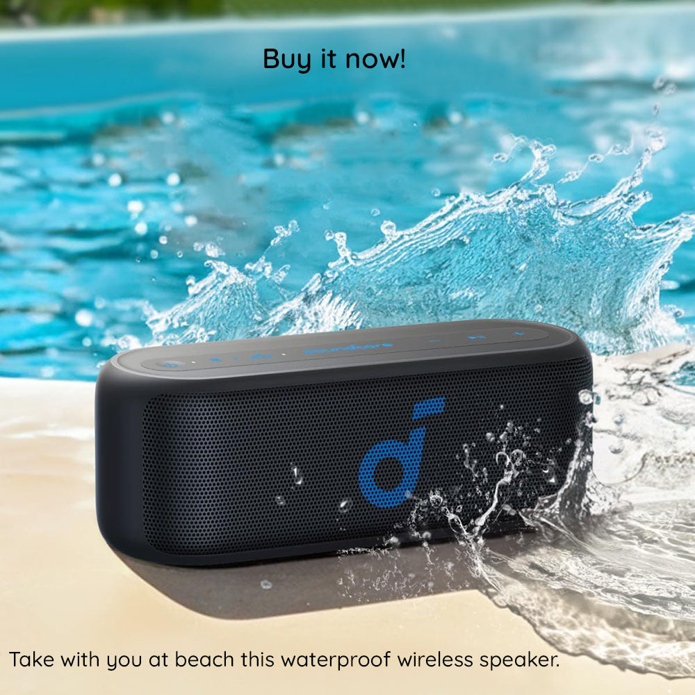 Anker - Wireless Speaker Soundcore Select 2S (A3171011) - True Wireless Stereo, 20W, IPX7 - Black