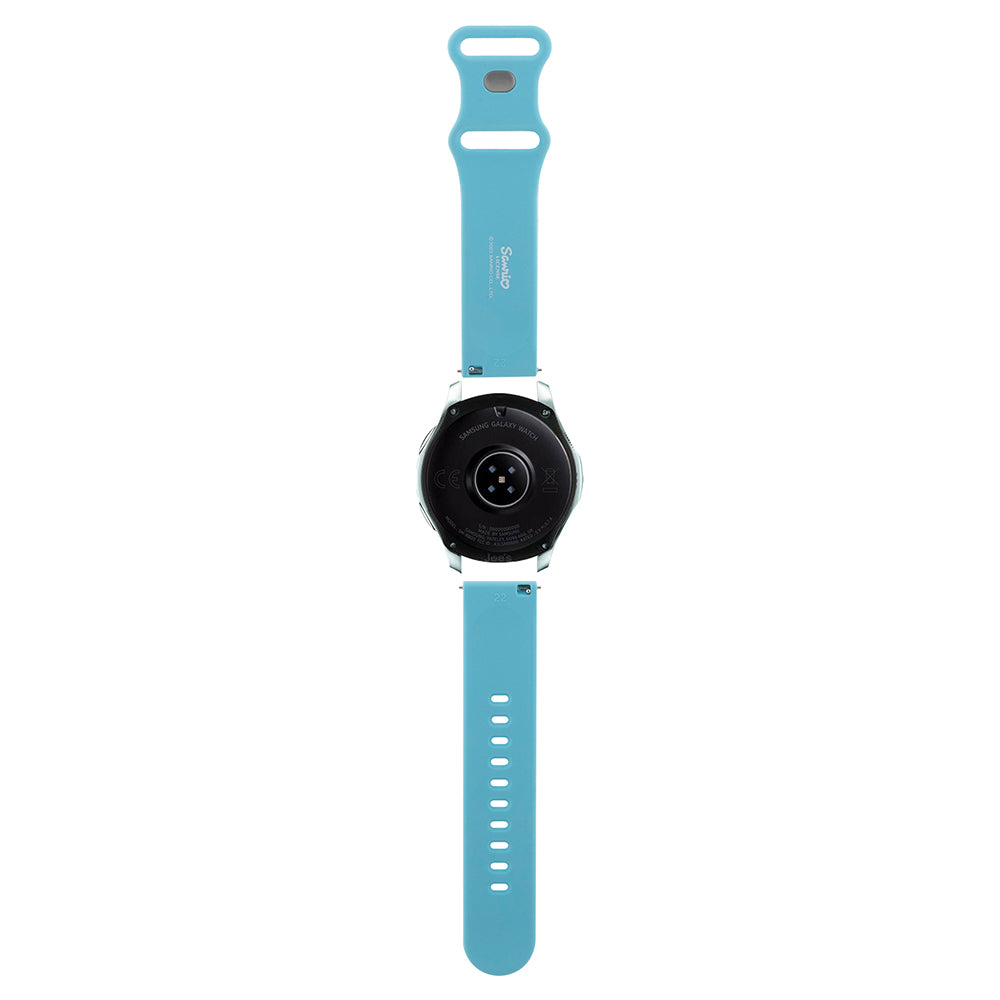Hello Kitty - Strap Silicone Kitty Head (HKUWLSCHBLB) - Samsung Watch (46mm)/Watch 3, Huawei Watch GT 2/GT 3 (46mm) - Bl