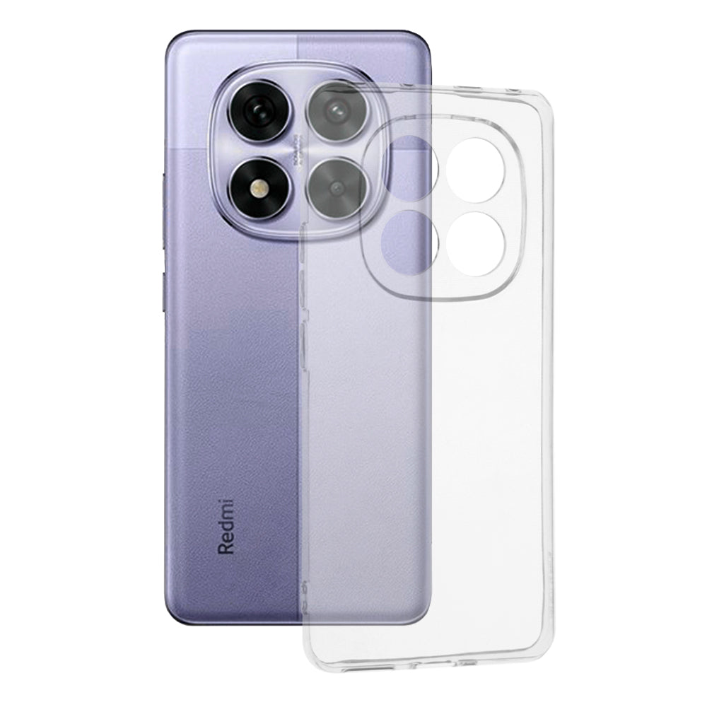 Techsuit - Clear Silicone - Xiaomi Redmi Note 14 Pro 5G / Poco X7 - Transparent