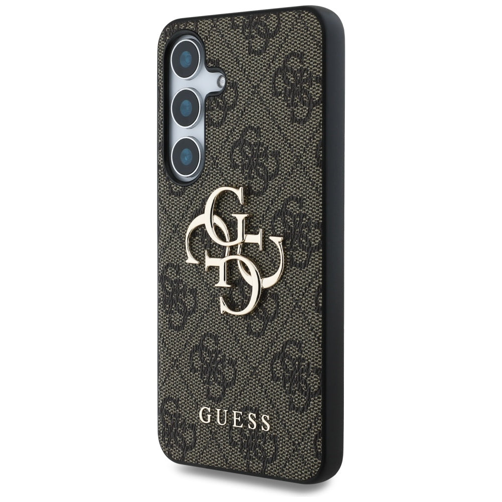 Guess - Hardcase 4G Big Metal Logo (GUHCS25M4GMGBR) - Samsung Galaxy S25 Plus - Brown