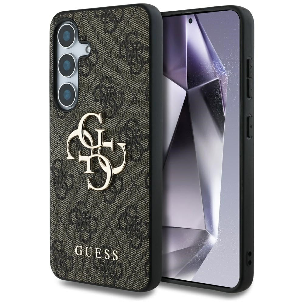 Guess - Hardcase 4G Big Metal Logo (GUHCS25M4GMGBR) - Samsung Galaxy S25 Plus - Brown