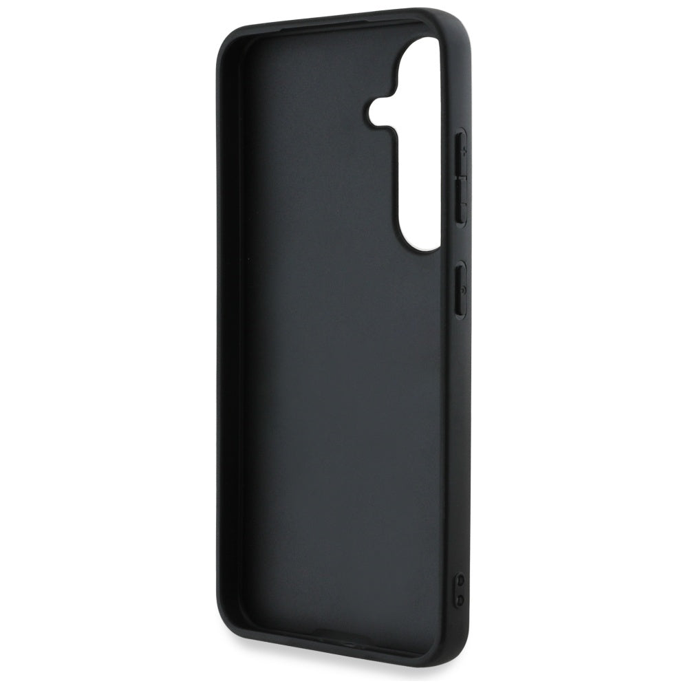 Husa pentru Samsung Galaxy S25 Plus - Guess Hardcase 4G Grained Big and Classic Logo (GUHCS25MPGT4MBK) - Black