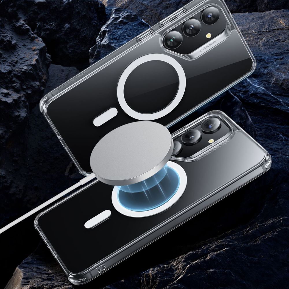ESR - Classic Hybrid HaloLock - Samsung Galaxy S25 Plus - Clear