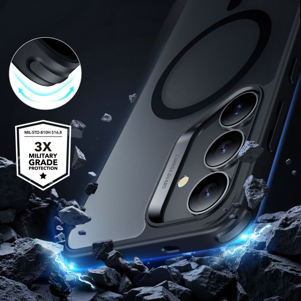 ESR - Classic Hybrid HaloLock - Samsung Galaxy S25 Plus - Frosted Black