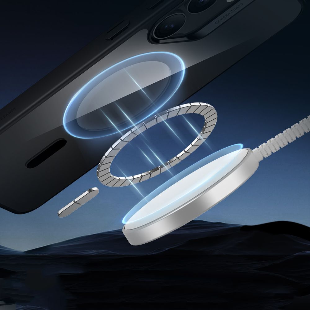 ESR - Classic Hybrid HaloLock - Samsung Galaxy S25 Plus - Clear Black