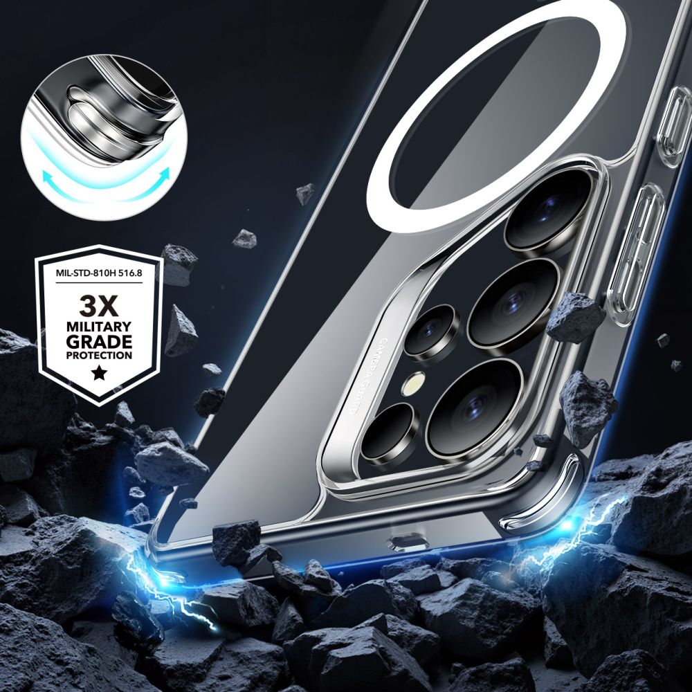 ESR - Classic Hybrid HaloLock - Samsung Galaxy S25 Ultra - Clear