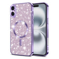 Techsuit - Luxury Glitter MagSafe - iPhone 16 Plus - Light Purple