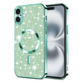Techsuit - Luxury Glitter MagSafe - iPhone 16 Plus - Light Green